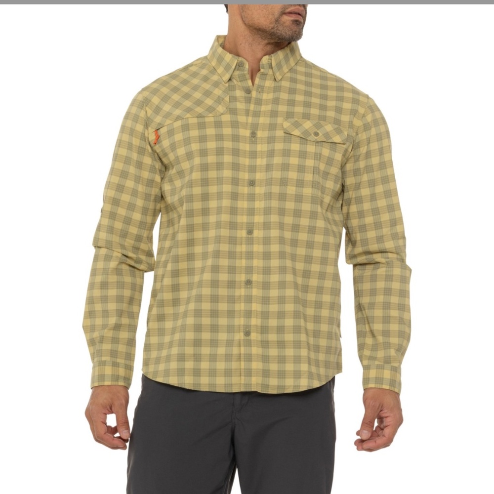 Howler Brothers Mens Matagorda Long Sleeve Snap Shirt Size Large